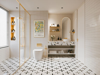 现代轻奢卫浴间 洗手间