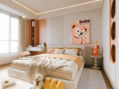 现代卧室 儿童房