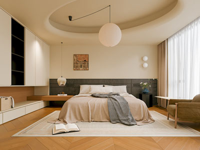 侘寂风卧室