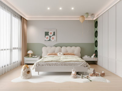 现代卧室 儿童房