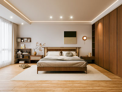 新中式中古卧室