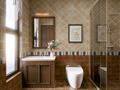 美式卫浴间 洗手间