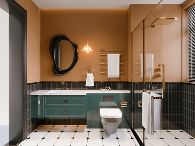 现代轻奢卫浴间 洗手间