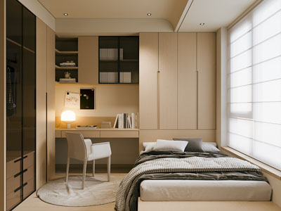 现代榻榻米卧室 儿童房