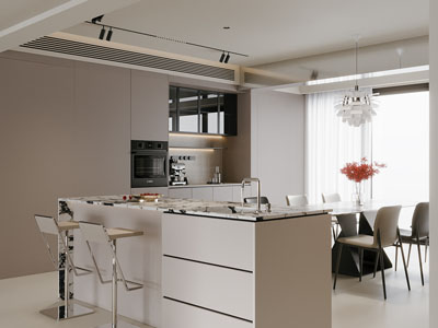 现代餐厅3d模型 现代餐厅