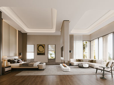 现代酒店客房套房