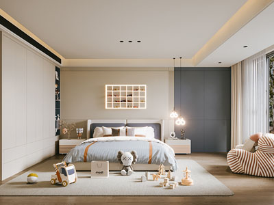现代卧室 儿童房
