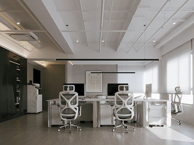 现代公共办公区