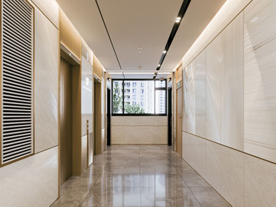 现代电梯间 过道