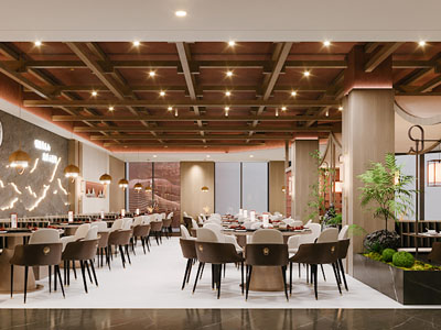 新中式饭店餐馆