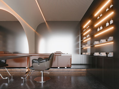 现代理发店 头疗馆洗发区