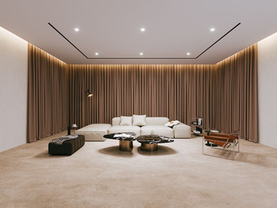 现代会客厅 接待区