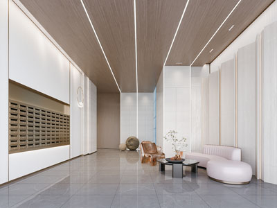 现代大厅接待区