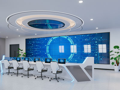 现代监控室 指挥中心