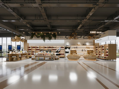 工业风loft礼品店 文创空间