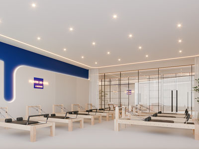 现代瑜伽馆 普拉提 健身馆3d模型 现代瑜伽馆 普拉提 健身馆