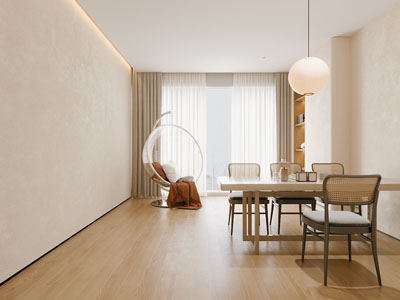 侘寂风餐厅3d模型 侘寂风餐厅