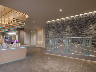 现代大厅室内景观小品