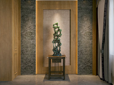 新中式室内假山雕塑雕刻 摆件组合3d模型 新中式室内假山雕塑雕刻 摆件组合