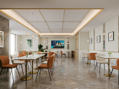 现代茶水间 休闲区