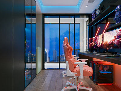 现代电竞游戏室 休闲室