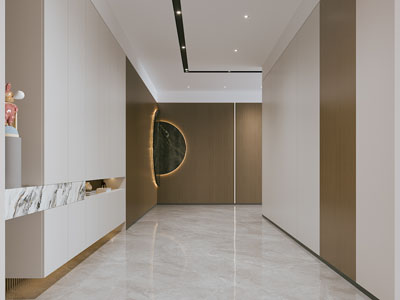 现代玄关过道3d模型 现代玄关过道