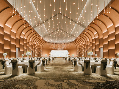 现代酒店婚庆现场 宴客厅