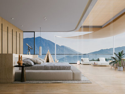 现代酒店客房套房