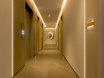 现代酒店走廊过道