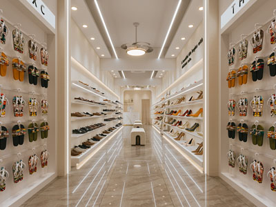 现代鞋子专卖店