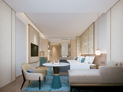 新中式酒店客房