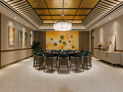 新中式酒店包厢包间