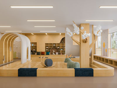 现代儿童娱乐空间 游乐场