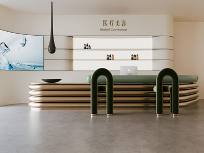 现代整容美容院大厅前台接待