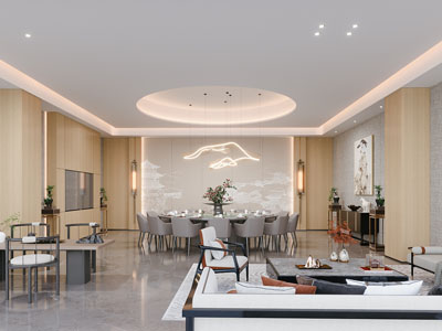 新中式酒店包厢包间