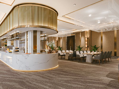 现代饭店餐馆 自助餐厅