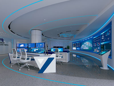 现代监控室 指挥中心