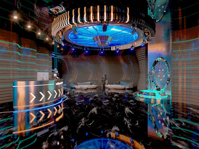 现代KTV大堂前台接待