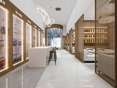 新中式公司接待区