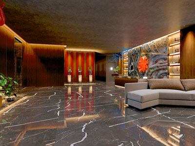 新中式大堂前台接待