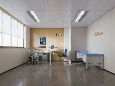 现代医院门诊 诊疗室3d模型 现代医院门诊 诊疗室