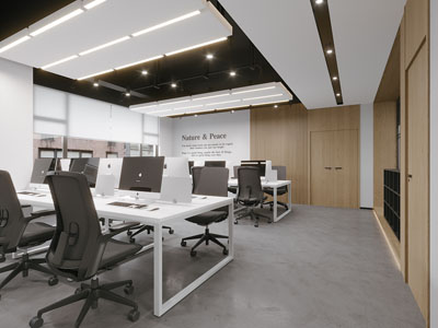 现代公共办公区