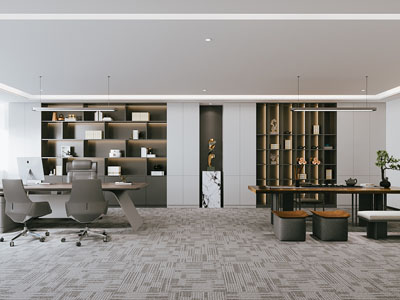 新中式董事长 总经理办公室