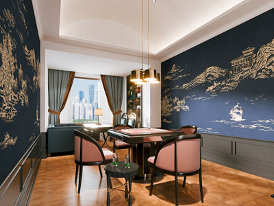 新中式棋牌室 娱乐休闲室