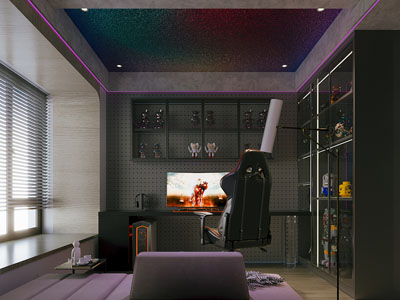 现代电竞游戏室