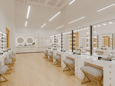 现代轻奢化妆室