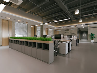 现代公共办公区