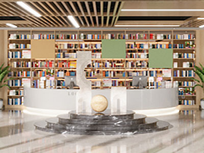 现代图书馆 阅览室 书吧3d模型 现代图书馆 阅览室 书吧