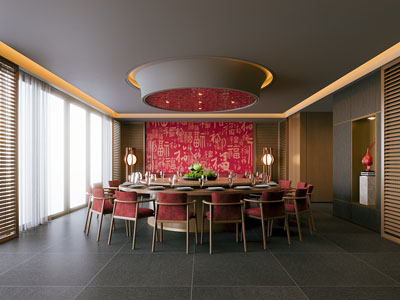 新中式酒店包厢包间