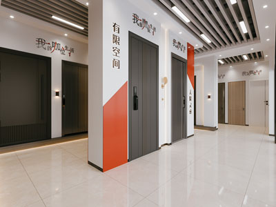 现代家居入户门专卖店